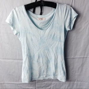 🍉 Blue Tie Dye Hollister Tee